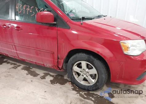 2012 Dodge Grand Caravan Sxt from USA, damaged, VIN 2C4RDGCG2CR209764